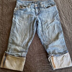 Ralph Lauren Polo Jeans Co Zip Capri Jeans SIze 27‎